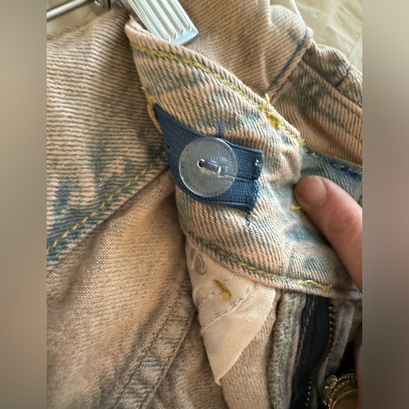 Zara Girls Pink over dyed wide leg jeans - Picture 5 of 6